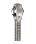 POSB10 Heavy Duty Male Rod End Bearing With Five Eighths Inch Bore And Five Eighths By Eighteen Right Hand Thread Self Lubricating Joint Rod Ends Includes Jam Nuts Four Pack For Durable Mechanical Linkages, metal rod end with threaded shank