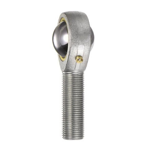 POSB10 Heavy Duty Male Rod End Bearing With Five Eighths Inch Bore And Five Eighths By Eighteen Right Hand Thread Self Lubricating Joint Rod Ends Includes Jam Nuts Four Pack For Durable Mechanical Linkages, metal rod end with threaded shank