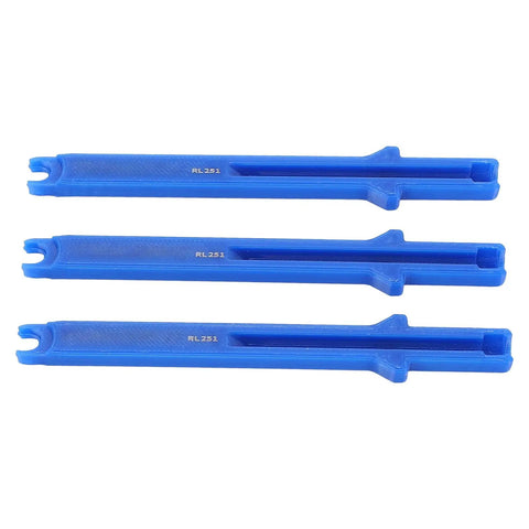 3 Piece Di2 Wire Disassembly And Assembly Kit For Bicycle Electronic Shifting Systems with 3D printed blue tools displayed