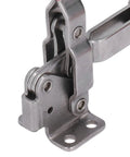 Top Tier Stainless Steel Arrow Storage Case Toggle Clamp With Durable Adjustable Latch For Heavy Duty Mechanical Equipment And Home DIY Projects You Need, close-up of clamp mechanism.
