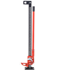 Beefy 7000 Lbs Farm Jack With Ratcheting Mechanism Heavy Duty Off Road Lift For Tractors SUVs And Trucks 6 To 48 Inches Range