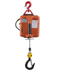 Top Rated Leomru 1100 Lb Electric Hoist Winch with Remote Control, featuring galvanized cable and lifting hook, perfect for heavy loads.