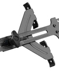 Next Level Straight Edge Guide Rail Compatible With Most Cordless Routers For Smooth Precision Cuts In All Woodworking Projects Built Different And Pro Hustle Ready, black metal construction with measuring scale.