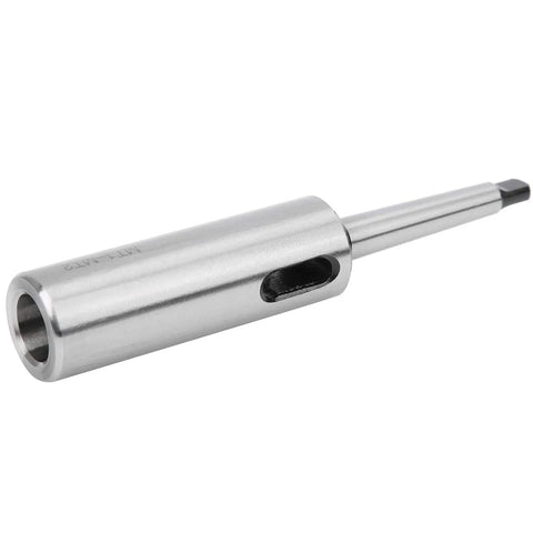 Taper Drill Sleeve MT1 MT2 Reducing Adapter For Lathe And Milling Tools Heavy Duty Quick Fit Precision Ground And Quenched High Hardness Wear Resistant Sleeve For Accurate Tool Changes And Better Milling Performance, MT1-MT2 steel