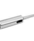 Shop Ready Extra Long MT1 To MT2 Morse Taper Drill Sleeve Reducing Adapter Built Tough With Quenched High Speed Steel, silver finish.