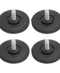 Non Slip Rubber Feet Floor Protectors For Tables And Furniture, Heavy Duty Durable Table Leg Caps With Secure Screw Install