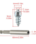 Kickass Heavy Duty Tire Spikes For Truck Tires Tungsten Steel Screw In Anti Ice Studs Providing Legit Winter Traction On Cold Slippery Roads Today with size details.