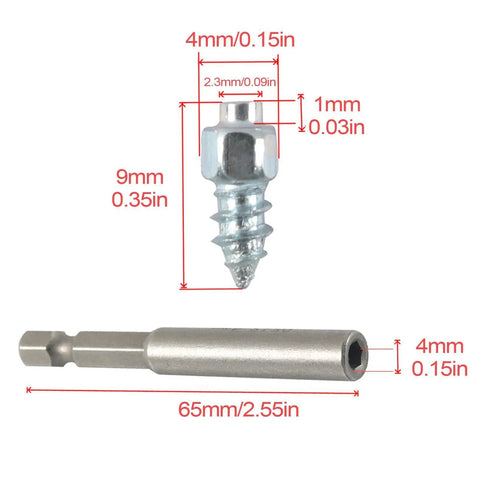 Kickass Heavy Duty Tire Spikes For Truck Tires Tungsten Steel Screw In Anti Ice Studs Providing Legit Winter Traction On Cold Slippery Roads Today with size details.