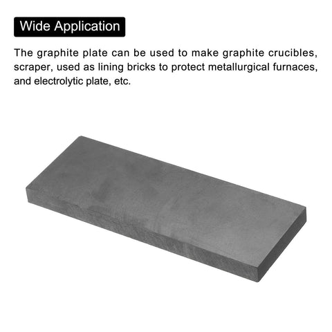 Graphite Block Ingot Plate For Melting And Electrolysis, 140 By 51 By 10 Mm Graphite Electrode Board shown in wide application view