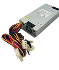 Beefy 300W Server Power Supply For Industrial Control Systems, Compatible With 300-601U, Rugged Workhorse Power Solution For Rack And Embedded Controllers Great For Durable High Load Environments. Gray metal PSU with bundled power cables