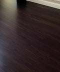 Top Shelf Mahogany Interior Wood Stain Featuring A Tannin Reactive Water Based Formula With Zero VOCs on polished hardwood floor
