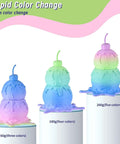 Ice cream models with rapid color change using Matte Rainbow PLA Filament 1.75mm +/-0.03, multicolor macaron spool.