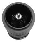 Detail view of Portable All In One Coffee Grinder with precision blade inside, ideal for travel and office use.