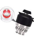 Alloy Steel Heating Component Attachment Black Finish for Heavy Duty Performance Rugged Wear Resistant Metal Accessory Built To Last And Withstand High Temperatures For Long Lasting Reliability, black alloy steel heating attachment