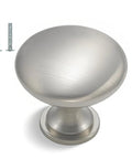 30 Pack Brushed Nickel Cabinet Knobs Set For Cabinets And Drawers Zinc Alloy Hardware Durable Rust Resistant Kitchen Pulls One And One Eighth Inch