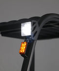 LED lights on a 4 Wheel Electric Forklift Truck With 6600 Lb Capacity, Built Tough For The Daily Grind for visibility.