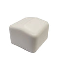 White Plastic End Cap For 1-5/8 Inch Square Strut Channel Pack Of 25 For Use With P1000 P1100 P2000 And P9000 Telestrut Systems Keeps Ends Clean And Safe