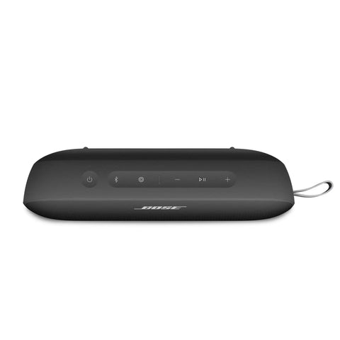 Front view of SoundLink Flex Bluetooth Speaker Second Gen Portable Outdoor Party Buddy With Hi Fi Audio Waterproof And Dustproof USB C.