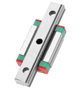 9mm Width Linear Motion Rail with Slide Block LML9B high precision linear guide system with lubrication inlet, angled view