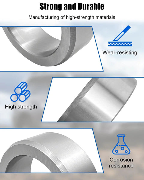 Close-up view of OEM-grade rear axle bearing retainer inner for Land Cruiser and Tundra, highlighting durable alloy steel.