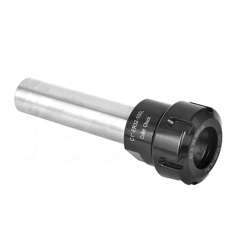 ER32 Collet Chuck C1 Long Straight Shank Holder For CNC Lathe And Milling Machines, 1 Inch Shank