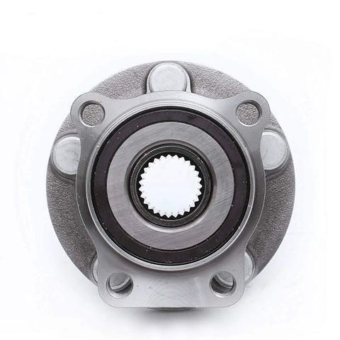 Front view of Front Wheel Bearing Hub Assembly For 2005 To 2014 Outback And 2005 To 2014 Legacy 5 Lug Front Position Left Or Right Ready To Roll
