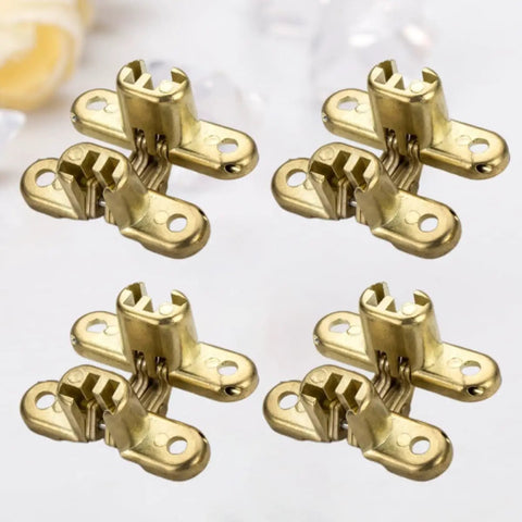 Hidden Zinc Alloy Concealed Hinges For Doors And Walls Set, adjustable anti rust silent folding hinges in zinc alloy