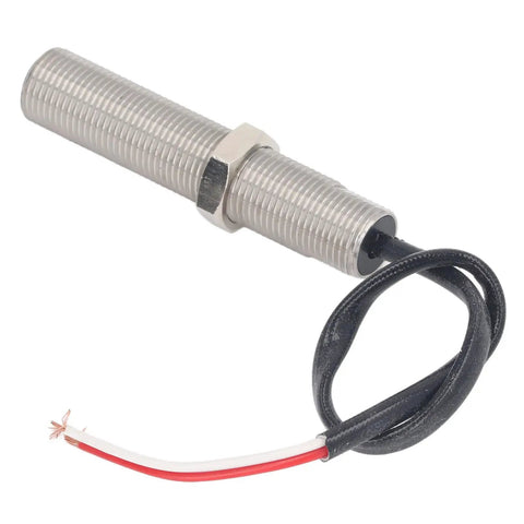 Pickup Speed Sensor 5 By 8 Inch 18 UNF Thread Heavy Duty Magnetic Electric Speed Sensor, brass body, with exposed wires