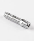 Heavy Duty 20 Pack M14x1.5 To M12x1 Extended Wheel Stud Conversion Adapter Kit With 32mm Shank And 50mm Length For Smooth Ride On Cars With 14x1 Thread Bolts, chrome stud