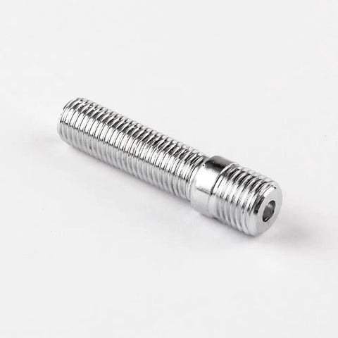 Heavy Duty 20 Pack M14x1.5 To M12x1 Extended Wheel Stud Conversion Adapter Kit With 32mm Shank And 50mm Length For Smooth Ride On Cars With 14x1 Thread Bolts, chrome stud
