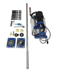BREVELTION portable hole drilling boring machine with 35–80 mm bore, 5.24 ft bar, control handle and blue unit.