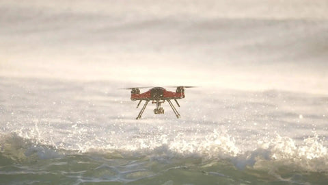 Waterproof Fishing Drone With 4K Camera And Dual Bait Release One Point Three Kilometers Casting Range Auto Drop And Return in flight