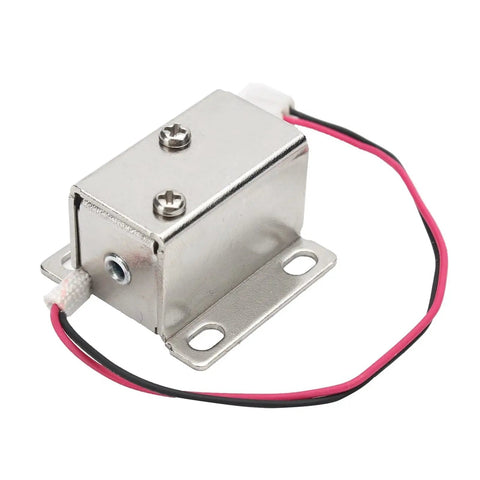 Real Badass 12V DC Electromagnetic Lock Catch Strike Plate for Securing Gates and Doors Heavy Duty Electric Release Assembly with wires.