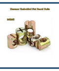 Dope Furniture Barrel Nuts And Hammer Embedded Bolts Set For Wood Connections M6 M8 M10 Sizes 10 To 20mm Length with visible bolts