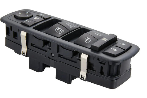 Front Left Power Window Master Switch for 2012 2013 2014 2015 Dodge Grand Caravan, Chrysler Town and Country, Ram 1500 2500 and 2015 Ram 3500 Replacement OE 68110867AB 68298867AA 3 Plus 9 Pins