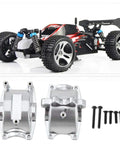 Dang Tough Rc Gearbox Mount With Heavy Duty Steel Build And Sleek Silver Anodized Surface Hella Precise Cnc Machining for RC car gearbox.
