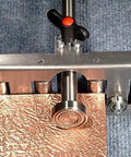 Uni Bender 2204 Heavy Duty Metal Bending Tool for 90 Degree Angles, adjustable for 3/8 to 8 inches, used on embossed metal sheet
