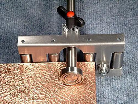 Uni Bender 2204 Heavy Duty Metal Bending Tool for 90 Degree Angles, adjustable for 3/8 to 8 inches, used on embossed metal sheet