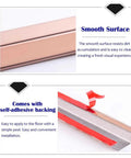 Silver Blue Cable Raceway Concealer Self Adhesive Wires Management Cover showing smooth surface and self-adhesive backing
