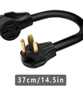 6-50P To 14-50R EV Charger Adapter Cord For 220V 50 Amp Outlets, heavy-duty copper connector, 37cm length