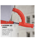 Heavy Duty Pneumatic Mortar Sprayer With Four Jet Plaster Hopper Gun And Tough Alloy Tank ergonomic ABS handle for comfortable grip