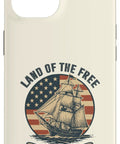 Patriotic 4th Of July Sailboat iPhone 14 Case With Red White Blue USA Pride Since 1776 Liberty Theme For Fireworks Parades