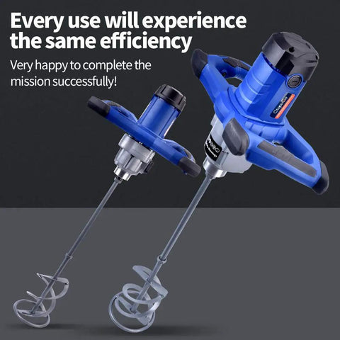 1800W Electric Concrete Mixer With 7 Speed Control, Beast Heavy Duty Cement Mixer Drill Tool For Concrete Mortar Grout Drywall
