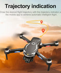 8K Aerial Drone With 3 Cameras Brushless Power Intelligent Obstacle Avoidance Trajectory Flight in sunset landscape