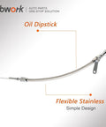 Flexible Stainless Oil Dipstick Replacement For LSX LS1 LS2 LS6 4.8L 5.7L 6.0L 6.2L Engines