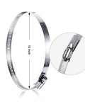12 inch stainless steel hose clamps for pipes and ducts