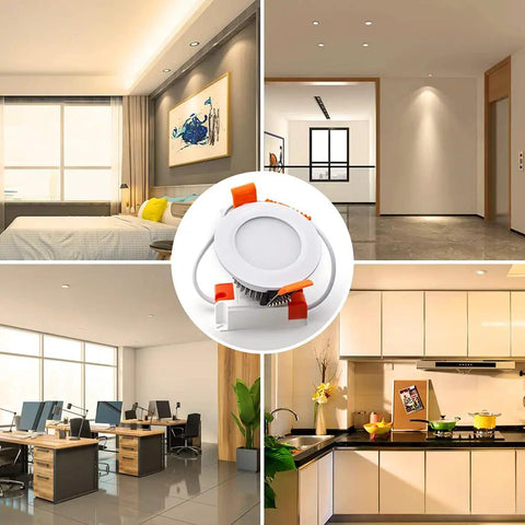 2 Inch Recessed LED Downlights Dimmable 3W Energy Saving Equivalent To 35W Halogen used in living space, office, kitchen