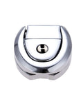 Key Hasp Lock 36x37mm For Luggage Suitcase Tools Box And Cabinet Doors Durable Metal Toggle Hasp Latch Front View