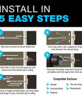 Step-by-step installation guide for Snaptoggle BB Toggle Anchor With Bolts for Drywall or Concrete Block Zinc Plated Steel Channel.