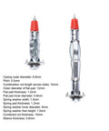 Heavy Duty Molly Bolt Wall Anchors Kit 30 Piece For Drywall Self Drilling Screws Cavity Plugs shown with measurements